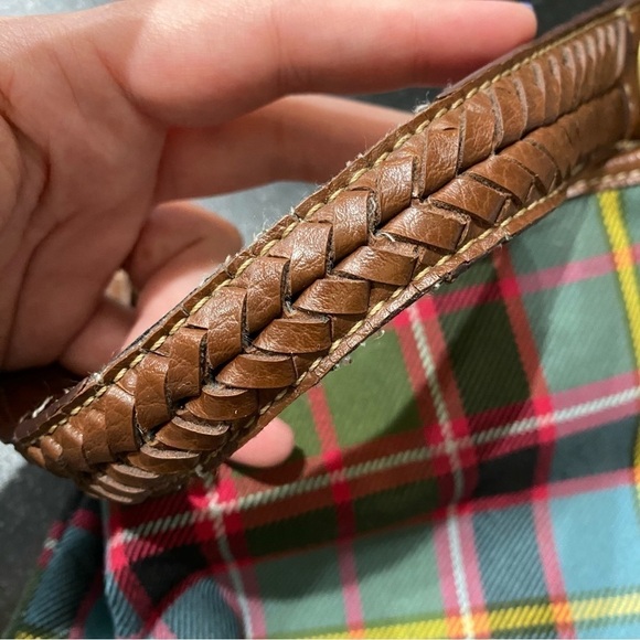 Vintage Y2K Tommy Hilfiger plaid leather purse handbag - Picture 9 of 9